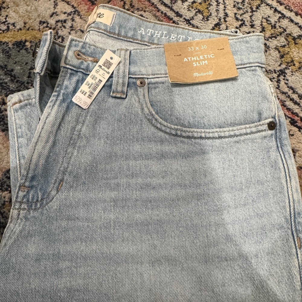Madewell denim athletic slim men’s